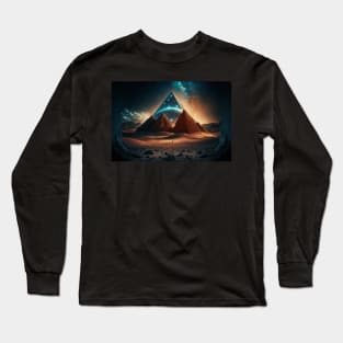 Pyramid with universe inside Long Sleeve T-Shirt